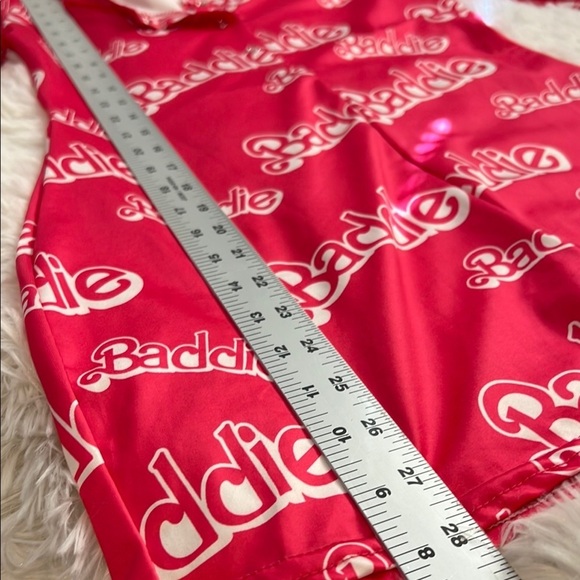 Pink Baddie' Long Sleeve Romper - Picture 6 of 7